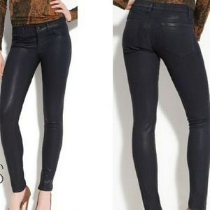 J Brand Leather Look High Rise Coated Je